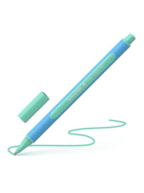 Golyóstoll, 0,7 mm, kupakos, SCHNEIDER "Slider Edge XB Pastel", menta (TSCSLEXBPM)