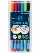 Golyóstoll készlet, 0,7 mm, kupakos, SCHNEIDER "Slider Edge XB", vegyes színek (TSCSLEXBV6)