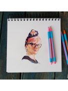 Golyóstoll, 0,7 mm, kupakos, SCHNEIDER "Slider Edge XB Pastel", halvány piros (TSCSLEXPP)