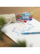 Golyóstoll, 0,3 mm, kupakos, SCHNEIDER "Slider Basic F", kék (TSCSLIFK)