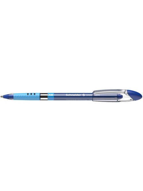 Golyóstoll, 0,7 mm, kupakos, SCHNEIDER "Slider Basic XB", kék (TSCSLIXBK)
