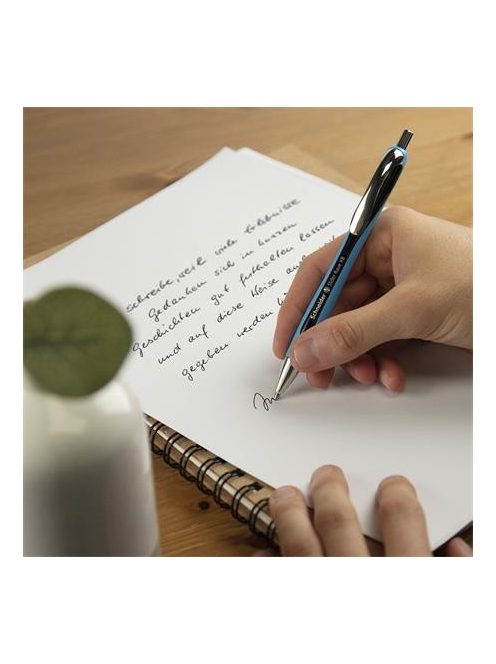 Golyóstoll, 0,7 mm, nyomógombos, SCHNEIDER "Slider Rave XB", kék (TSCSLRAK)