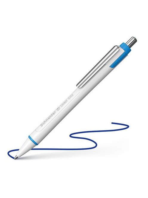 Golyóstoll, 0,7 mm, nyomógombos, SCHNEIDER "Slider Xite", kék (TSCSLXK)