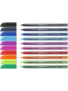   Golyóstoll, 0,5 mm, kupakos, SCHNEIDER "Tops 505 M", fekete (TSCTOP505MFK)