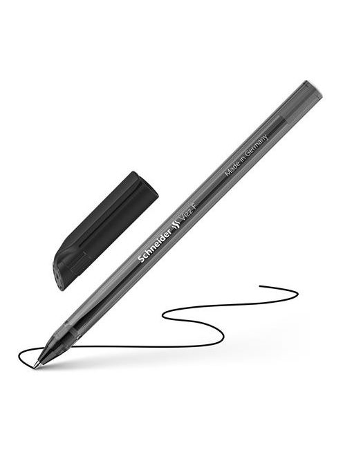 Golyóstoll, 0,5 mm, kupakos, SCHNEIDER "Tops 505 M", fekete (TSCTOP505MFK)