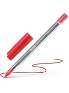 Golyóstoll, 0,5 mm, kupakos, SCHNEIDER "Tops 505 M", piros (TSCTOP505MP)