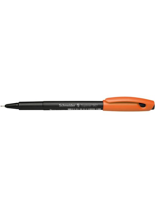 Tűfilc, 0,4 mm, SCHNEIDER "Topliner 967", narancssárga (TSCTOP967NS)