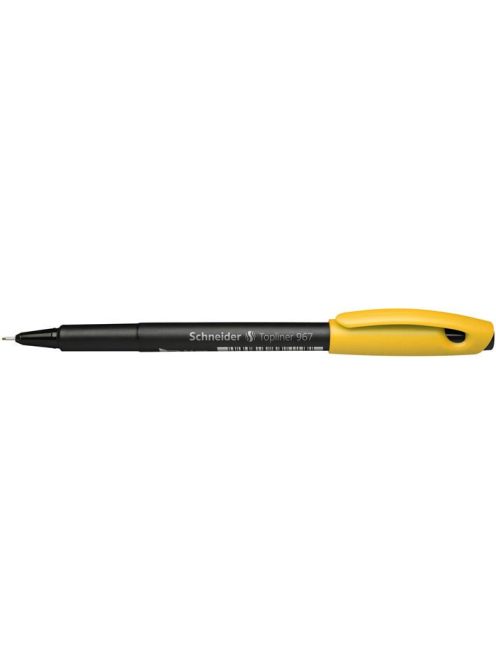 Tűfilc, 0,4 mm, SCHNEIDER "Topliner 967", sárga (TSCTOP967S)