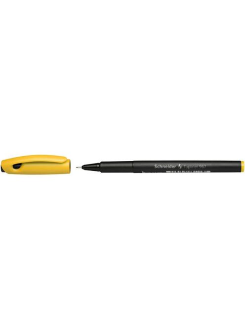 Tűfilc, 0,4 mm, SCHNEIDER "Topliner 967", sárga (TSCTOP967S)
