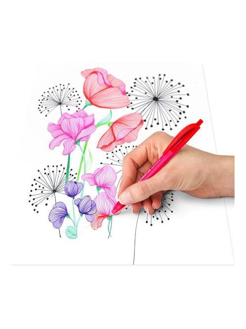 Golyóstoll készlet, 0,5 mm, kupakos, SCHNEIDER "Vizz", vegyes színek (TSCVIZZV10)