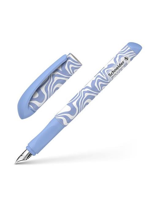 Töltőtoll, 0,5 mm, SCHNEIDER "Voice", kék hullámos (TSCVOIHU)