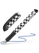 Töltőtoll, 0,5 mm, SCHNEIDER "Voice", fekete kockás (TSCVOIKO)