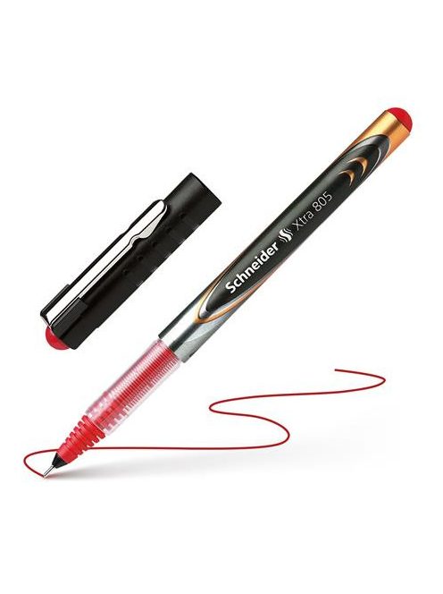 Rollertoll, 0,5 mm, tűhegyű, SCHNEIDER "XTRA 805", piros (TSCXTRA805P)