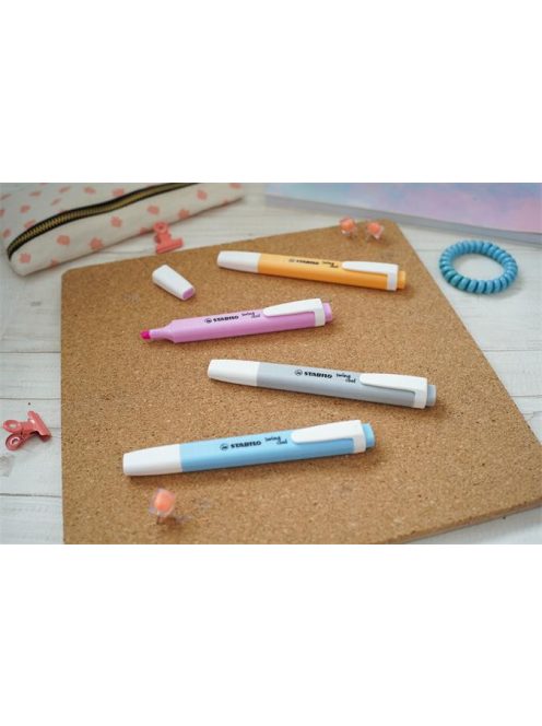 Szövegkiemelő, 2-5 mm, STABILO "Boss Mini Snooze One", rózsaszín (TST075610)