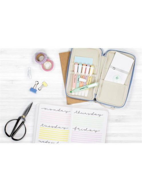 Szövegkiemelő, 2-5 mm, STABILO "Boss Mini Snooze One", rózsaszín (TST075610)