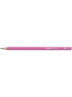   Grafitceruza, HB, hatszögletű, STABILO "Pencil 160", rózsaszín (TST16001HB)