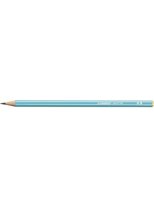 Grafitceruza, HB, hatszögletű, STABILO "Pencil 160", kék (TST16002HB)