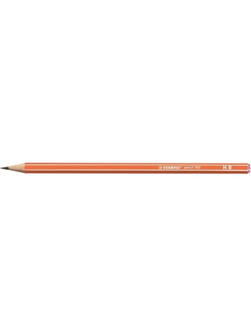 Grafitceruza, HB, hatszögletű, STABILO "Pencil 160", narancs (TST16003HB)