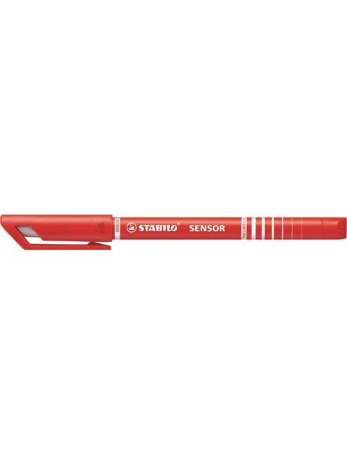 Tűfilc, 0,3 mm, STABILO "Sensor", piros (TST18940)