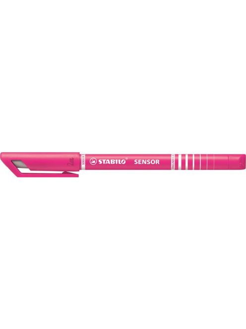 Tűfilc, 0,3 mm, STABILO "Sensor", rózsaszín (TST18956)