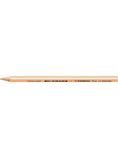 Színes ceruza, háromszögletű, vastag, STABILO "Trio", világos rózsaszín (TST203VR)