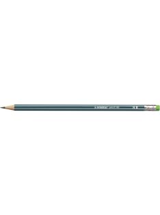   Grafitceruza radírral, HB, hatszögletű, STABILO "Pencil 160", olajzöld (TST2160HB)