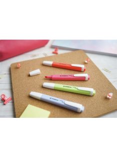   Szövegkiemelő készlet, 1-4 mm, STABILO "Swing Cool Pastel", 4 különböző szín (TST275408)