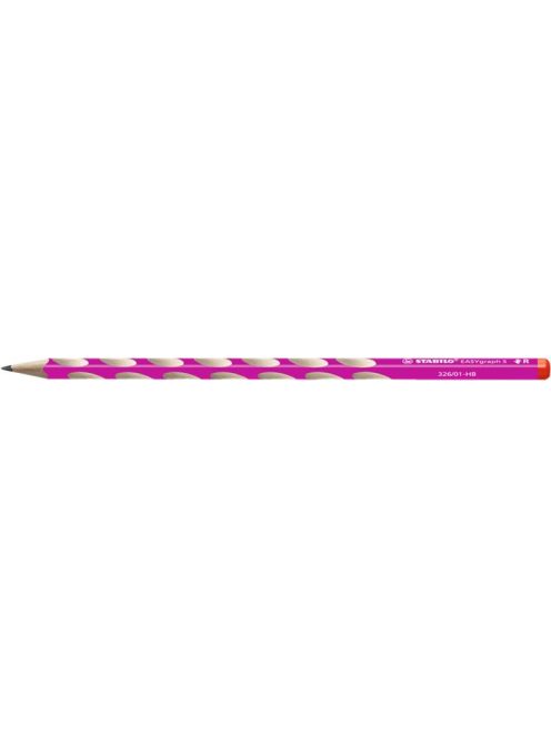 STABILO EASYgraph Slim grafit ceruza HB pink R jobbkezes (TST32601HB)