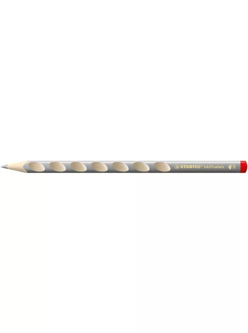 Színes ceruza, háromszögletű, jobbkezes, vastag, STABILO "EASYcolors", ezüst (TST332805)