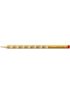 Színes ceruza, háromszögletű, jobbkezes, vastag, STABILO "EASYcolors", arany (TST332810)
