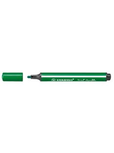   Filctoll, 1,5-2 mm, rugós hegy, STABILO "Trio Scribbi", zöld (TST368936)