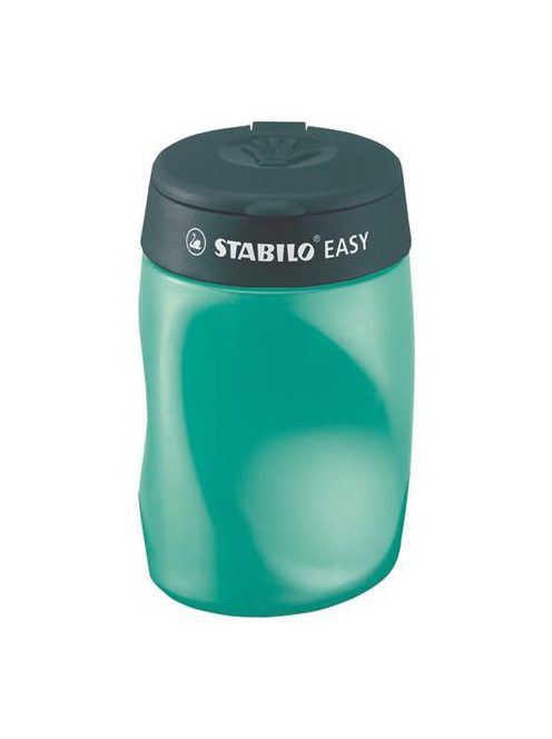 Hegyező, háromlyukú, tartályos, balkezes, STABILO "Easy", olajzöld (TST4501)