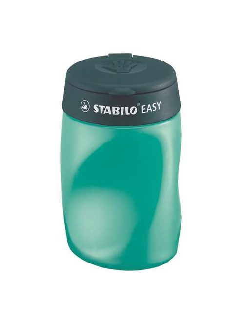 Hegyező, háromlyukú, tartályos, jobbkezes, STABILO "Easy", olajzöld (TST4502)