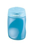 Hegyező, háromlyukú, tartályos, jobbkezes, STABILO "Easy", kék (TST45022)