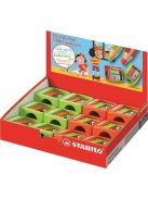 Hegyező, egylyukú, "Woody" krétaceruzákhoz, STABILO, vegyes szín (TST4548)