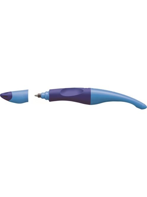 Rollertoll, 0,5 mm, jobbkezes, kék tolltest, STABILO "EASYoriginal Start", kék (TST46843)