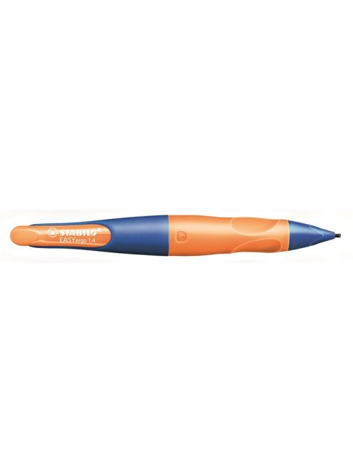 Nyomósirón, 1,4 mm, balkezes, STABILO "EasyErgo Start", kék/narancssárga (TST46893)