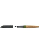 Töltőtoll, tölgyfa tolltest, zöld kiegészítővel, STABILO "Grow" (TST5171141)