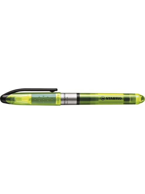 Szövegkiemelő, 1-4 mm, STABILO "Navigator", sárga (TST54524)