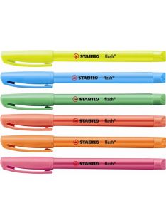   Szövegkiemelő, 1-3,5 mm, STABILO "Flash", sárga (TST55524)