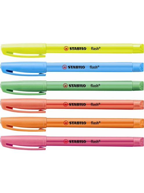 Szövegkiemelő, 1-3,5 mm, STABILO "Flash", narancssárga (TST55554)