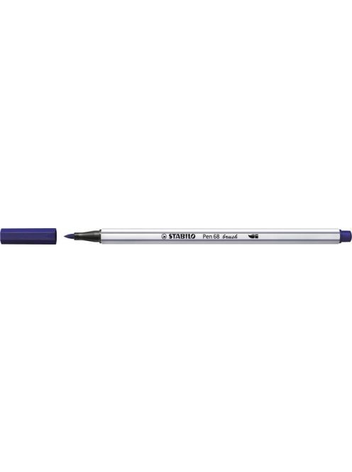 Ecsetirón, STABILO "Pen 68 brush", sötétkék (TST56822)