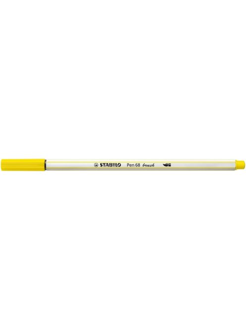 Ecsetirón, STABILO "Pen 68 brush", citromsárga (TST568241)
