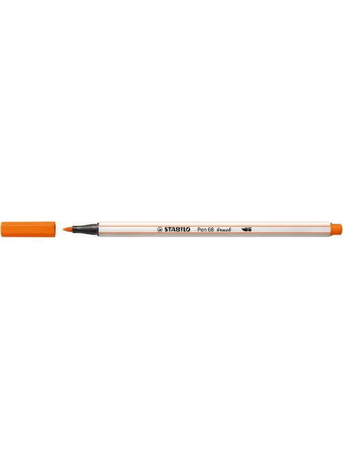 Ecsetirón, STABILO "Pen 68 brush", élénknarancs (TST568301)