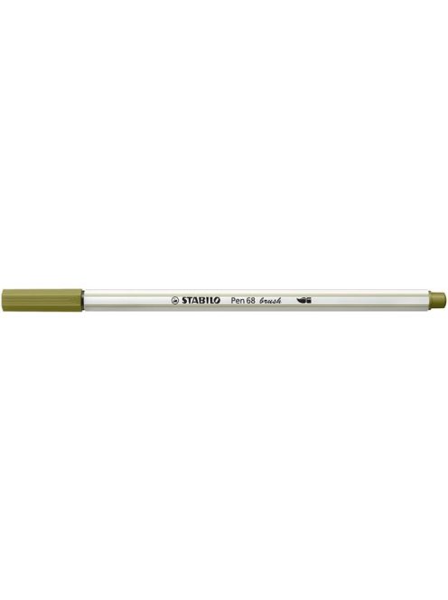Ecsetirón, STABILO "Pen 68 brush", sárzöld (TST568371)