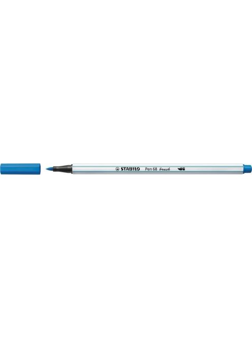 Ecsetirón, STABILO "Pen 68 brush", kék (TST56841)