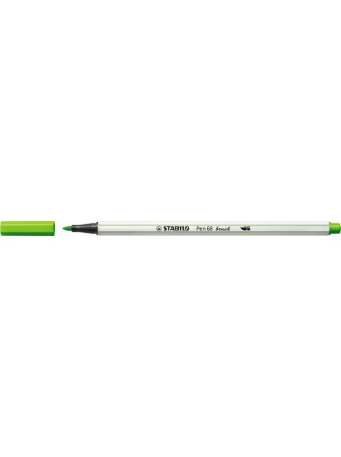 Ecsetirón, STABILO "Pen 68 brush", fűzöld (TST56843)