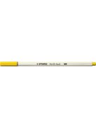 Ecsetirón, STABILO "Pen 68 brush", sárga (TST56844)