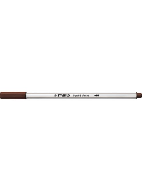 STABILO Pen 68 brush ecsetfilc barna (TST56845)
