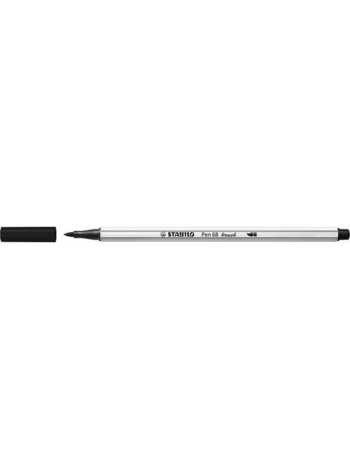 Ecsetirón, STABILO "Pen 68 brush", fekete (TST56846)
